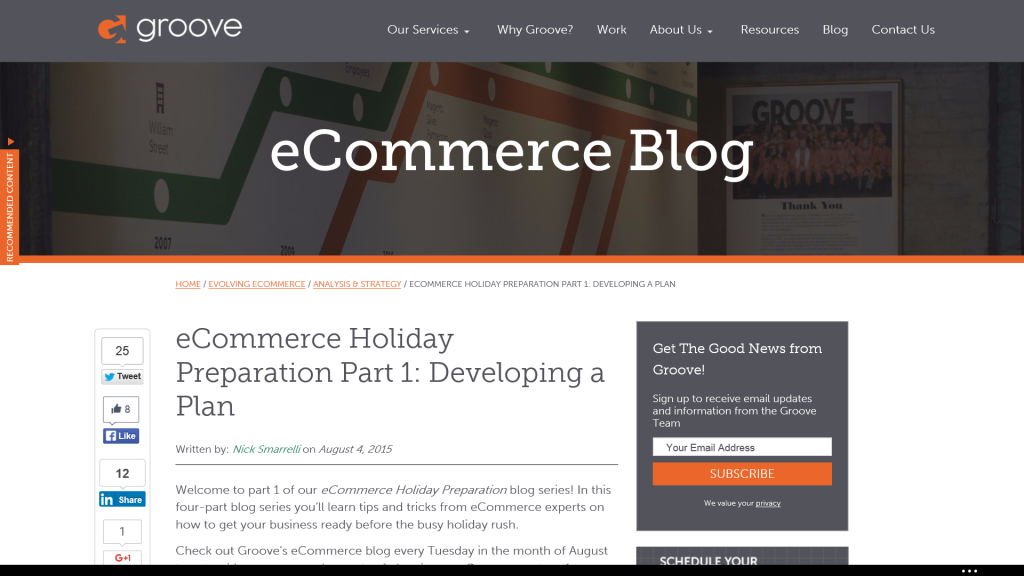 Ecommerce Holiday 2015 Planning Tips
