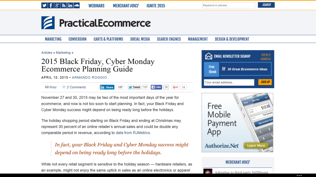 Black Friday, Cyber Monday and Holiday Tips for Ecommerce