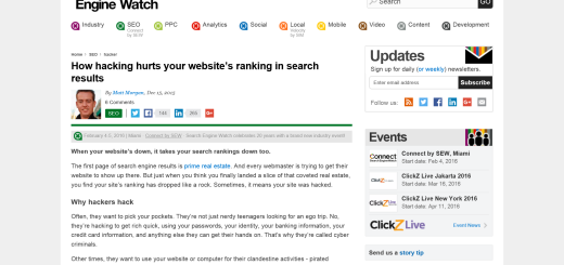 Why We Love "How hacking hurts your website’s ranking in search results": Article Review